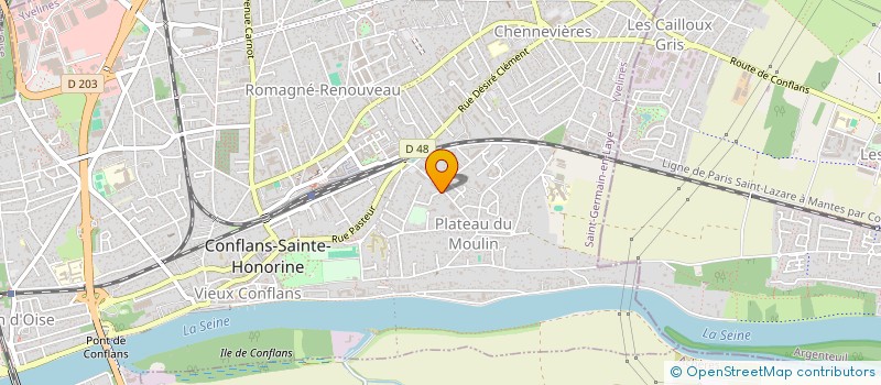 localisation de l'entreprise MPC à CONFLANS-SAINTE-HONORINE