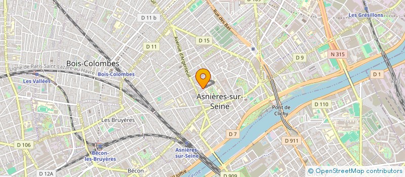 localisation de l'entreprise MPC à ASNIERES-SUR-SEINE