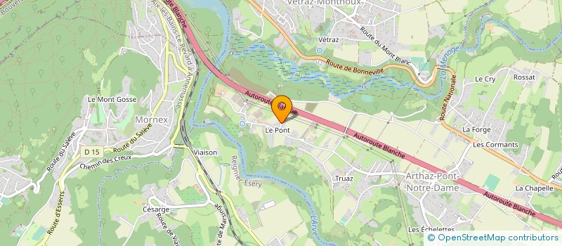 localisation de l'entreprise MPC  ARTHAZ-PONT-NOTRE-DAME