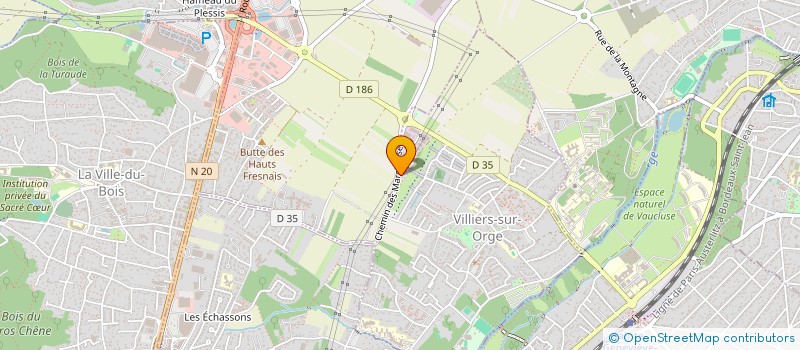 localisation de l'entreprise MPC  VILLIERS-SUR-ORGE