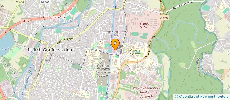 localisation de l'entreprise MPC  ILLKIRCH-GRAFFENSTADEN