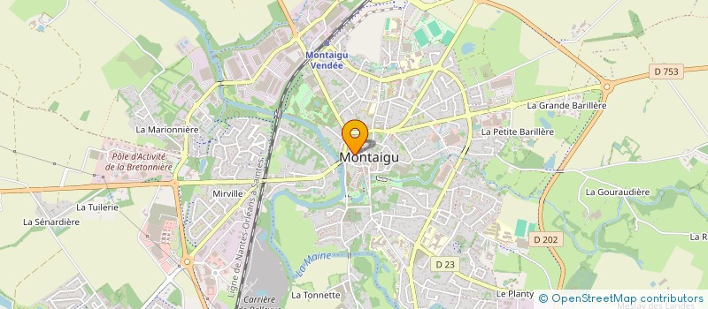 localisation de l'entreprise MPC à MONTAIGU-VENDEE