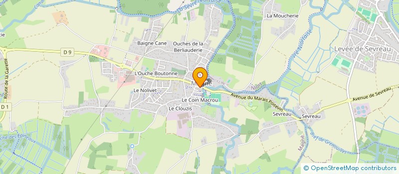 localisation de l'entreprise MPC  MAGNE