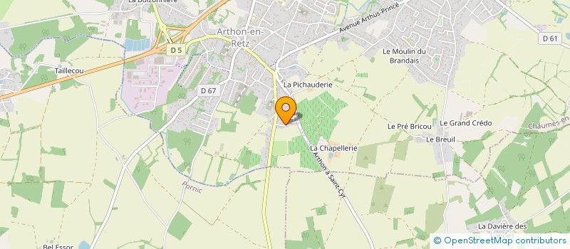 localisation de l'entreprise MPC  CHAUMES-EN-RETZ