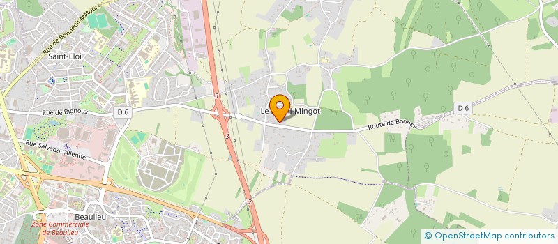 localisation de l'entreprise MPC  POITIERS