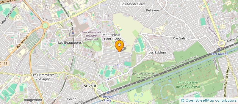 localisation de l'entreprise MPC 93 à SEVRAN
