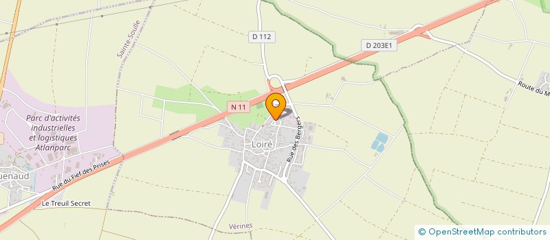 localisation de l'entreprise MPC FINANCES  VERINES