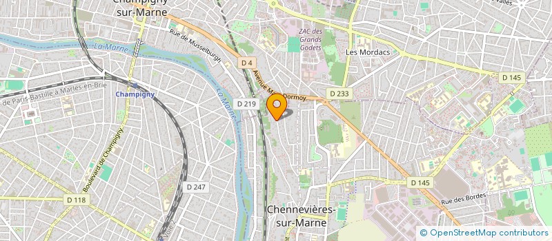 localisation de l'entreprise MPC IMMO  CHENNEVIERES-SUR-MARNE