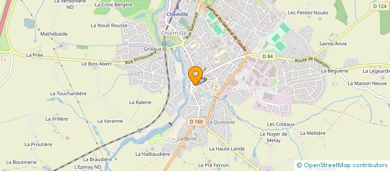 localisation de l'entreprise MPC MAISON DE LA PRESSE  CHEMILLE-EN-ANJOU