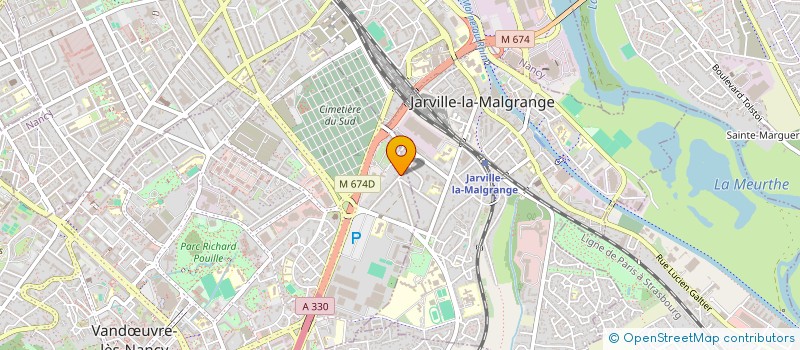 localisation de l'entreprise MPC SAINTE ANNE  VANDUVRE-LES-NANCY