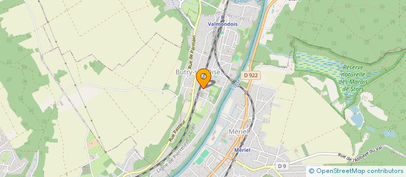 localisation de l'entreprise MPC SANITAIRE  BUTRY-SUR-OISE