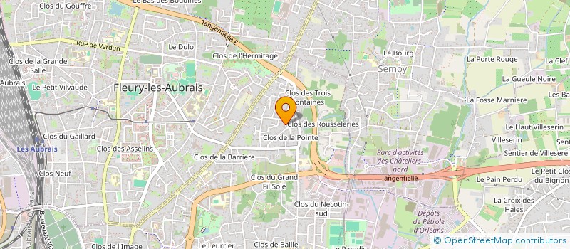 localisation de l'entreprise MPC SARL à ORLEANS