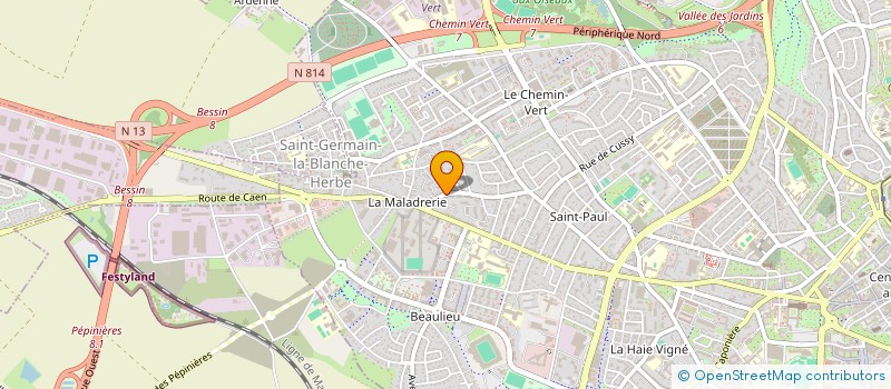 localisation de l'entreprise MPCA à CAEN