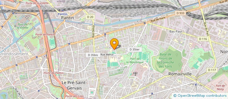 localisation de l'entreprise MPCB  PANTIN