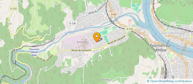 localisation de l'entreprise MPCB IMMO à TOURNON-SUR-RHONE