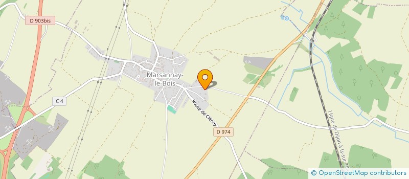 localisation de l'entreprise MPCD CLEMENTINE  MARSANNAY-LE-BOIS