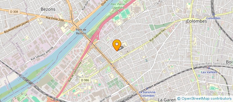 localisation de l'entreprise MPCE  COLOMBES