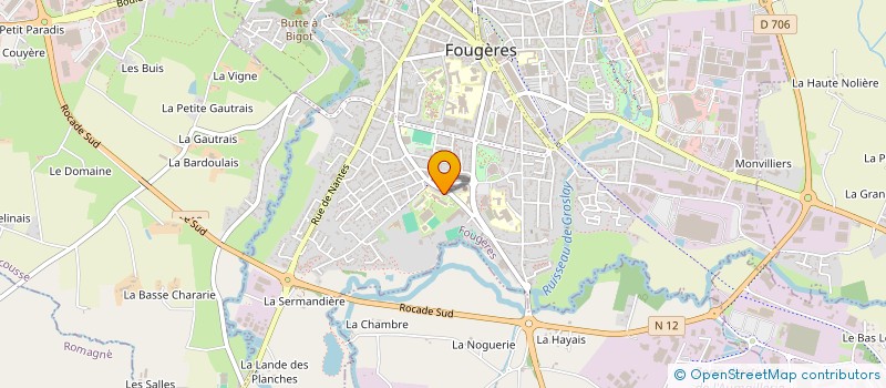 localisation de l'entreprise MPCEE  FOUGERES