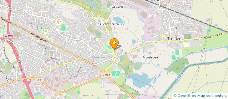 localisation de l'entreprise MPCF  TRELAZE