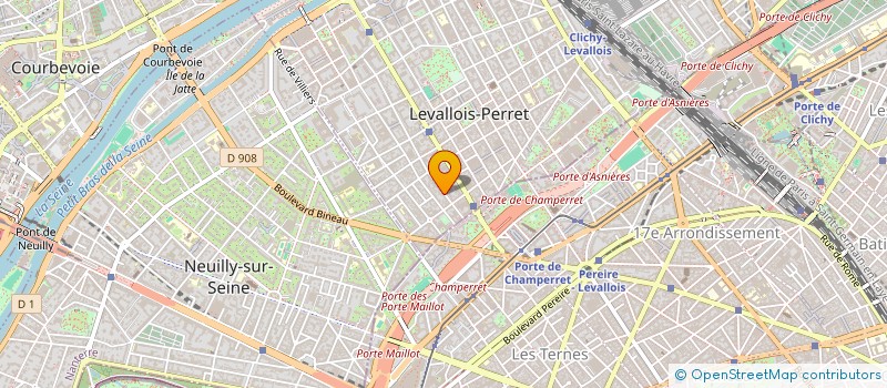 localisation de l'entreprise MPCH à LEVALLOIS-PERRET