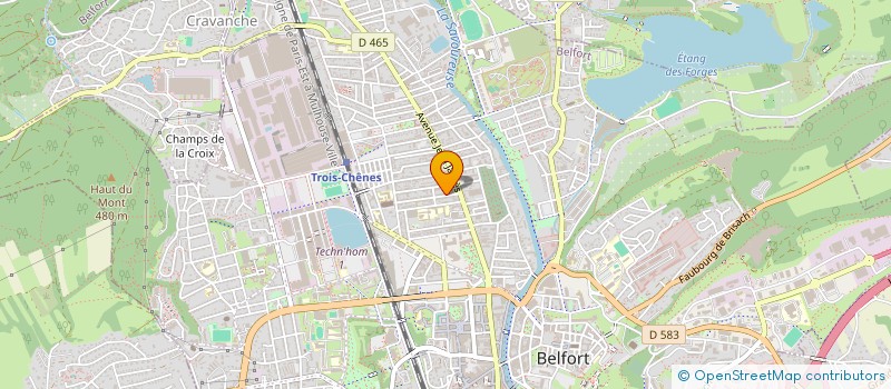 localisation de l'entreprise MPCH CONSULTING à BELFORT