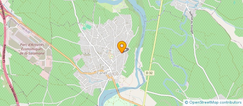 localisation de l'entreprise MPCJ TRANSPORT  CLERMONT-L'HERAULT