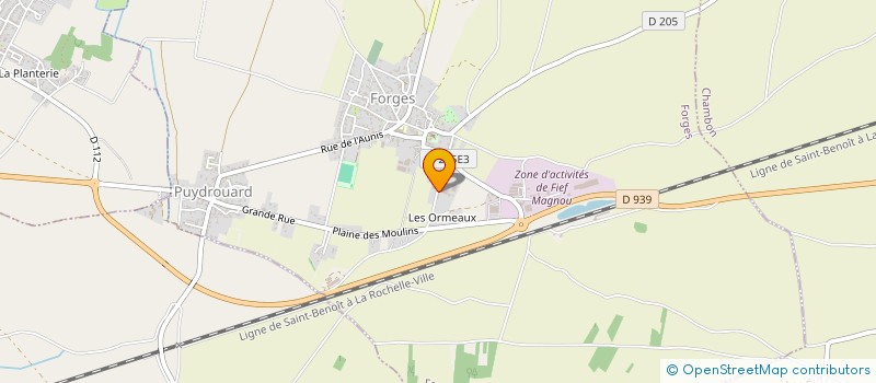 localisation de l'entreprise MPCL  FORGES