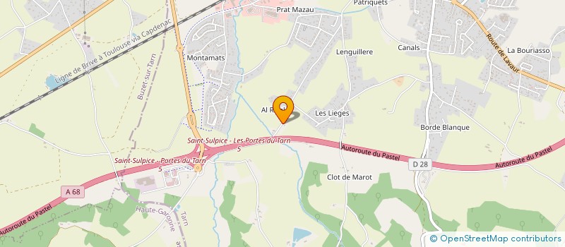 localisation de l'entreprise MPCL à SAINT-SULPICE-LA-POINTE