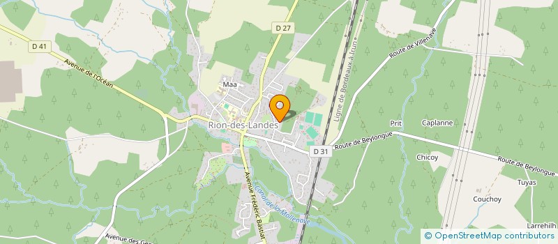 localisation de l'entreprise MPCL-VIVALDI  RION-DES-LANDES