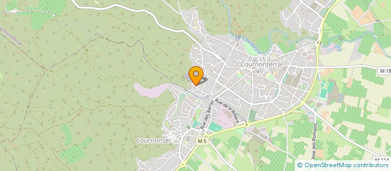 localisation de l'entreprise MPCP  COURNONTERRAL
