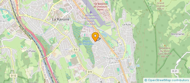 localisation de l'entreprise MPCR à CHALLES-LES-EAUX