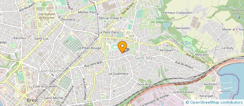 localisation de l'entreprise MPCS à BREST
