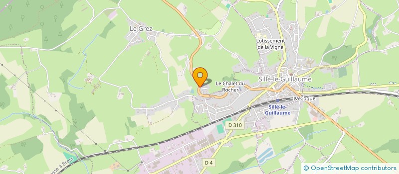 localisation de l'entreprise MPCS  LE GREZ