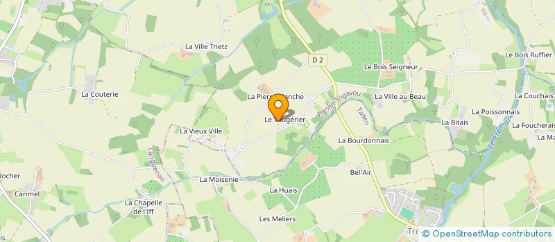 localisation de l'entreprise MPD - RESSOURCES à PLESLIN-TRIGAVOU