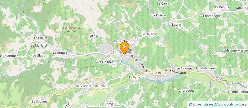 localisation de l'entreprise MPDP  LE PERREON