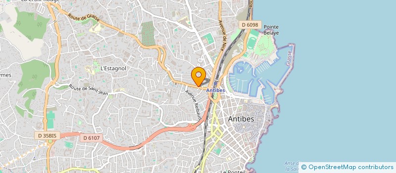 localisation de l'entreprise MPE  ANTIBES