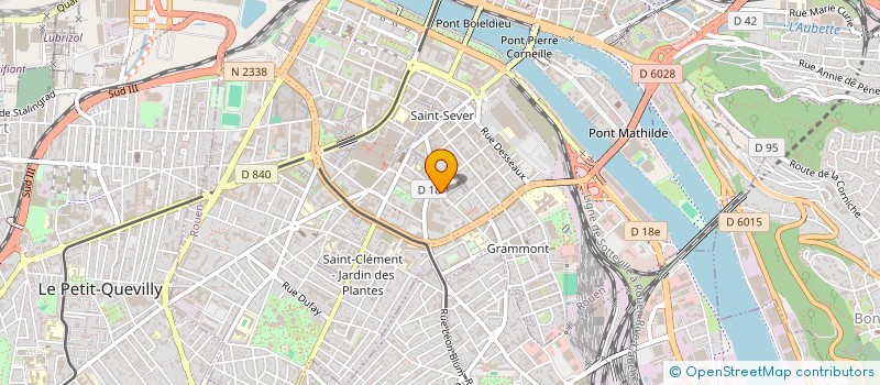 localisation de l'entreprise MPE à ROUEN