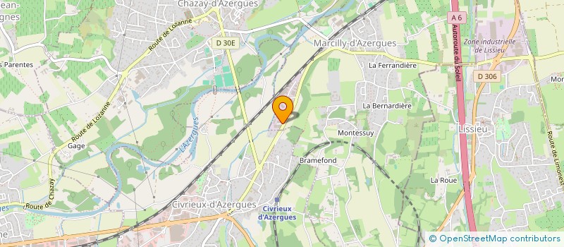 localisation de l'entreprise MPE CREATION BOIS  MARCILLY-D'AZERGUES