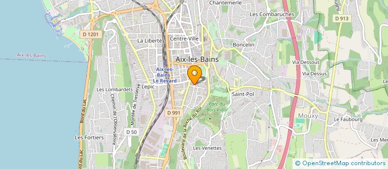 localisation de l'entreprise MPE INGENIERIE à AIX-LES-BAINS