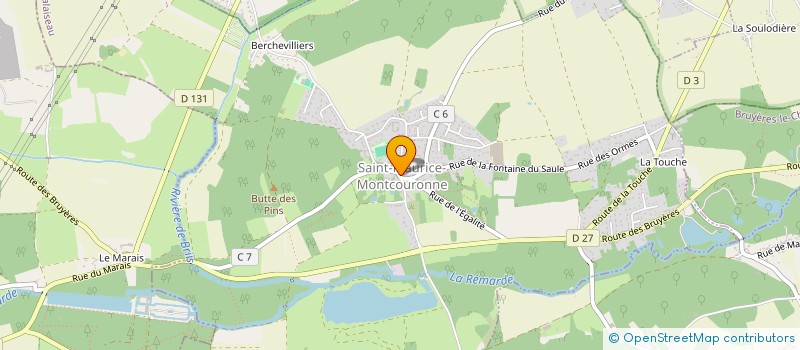 localisation de l'entreprise MPE INVESTISSEMENTS  SAINT-MAURICE-MONTCOURONNE