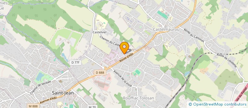 localisation de l'entreprise MPEA à ROUFFIAC-TOLOSAN
