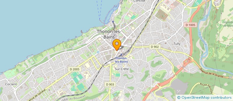 localisation de l'entreprise MPEB  THONON-LES-BAINS