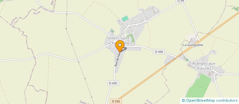 localisation de l'entreprise MPEF  VILLERS-SAINT-CHRISTOPHE