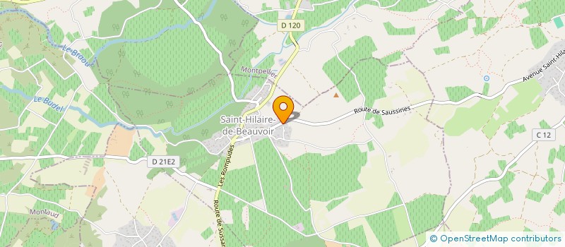 localisation de l'entreprise MPEI ELECTRICITE INDUSTRIELLE à SAINT-HILAIRE-DE-BEAUVOIR