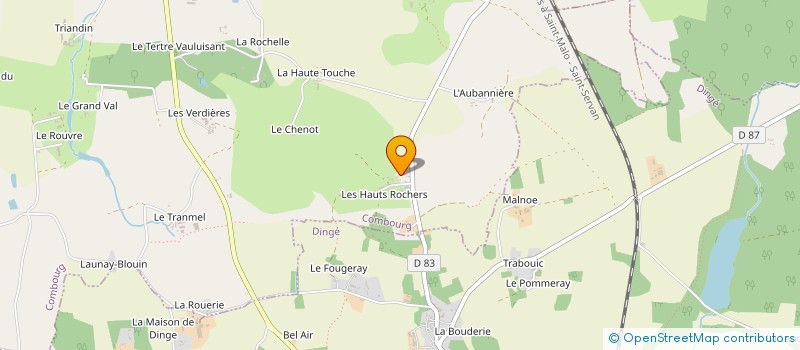 localisation de l'entreprise MPERF 35  COMBOURG