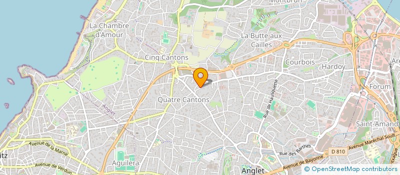 localisation de l'entreprise MPF 1  ANGLET