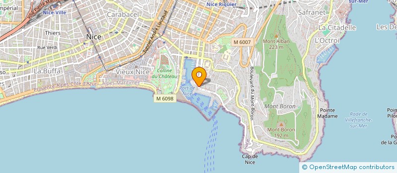 localisation de l'entreprise MPF à NICE