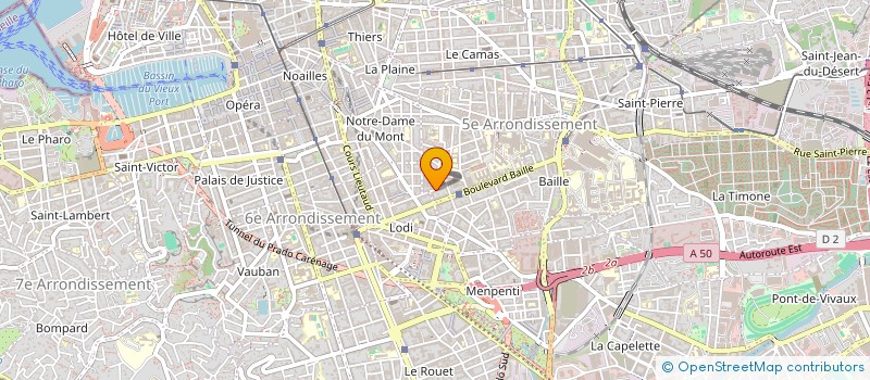 localisation de l'entreprise MPF à MARSEILLE