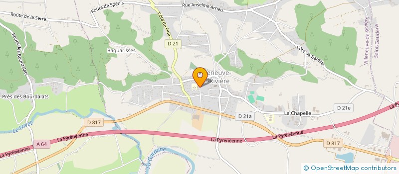 localisation de l'entreprise MPF  VILLENEUVE-DE-RIVIERE