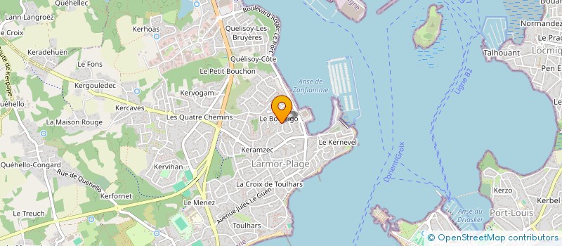 localisation de l'entreprise MPF  LARMOR-PLAGE